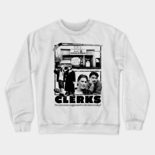 Clerks  / 1990s Fan Design Crewneck Sweatshirt